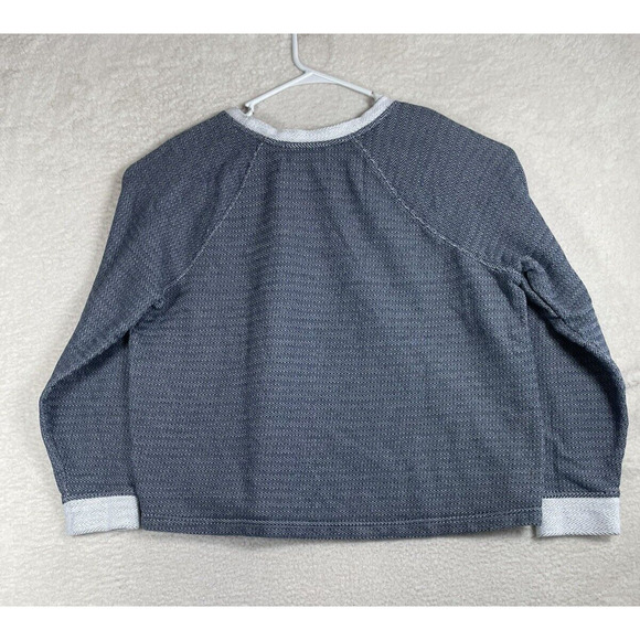 Orvis Sweater Mens XL Long Sleeve Casual Pullover Sideways Herringbone Crew Neck - Picture 2 of 6